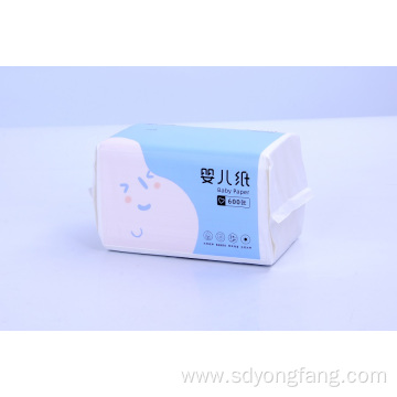 Baby Tissue Facial Sanitary Paper with Beautiful Blue Package